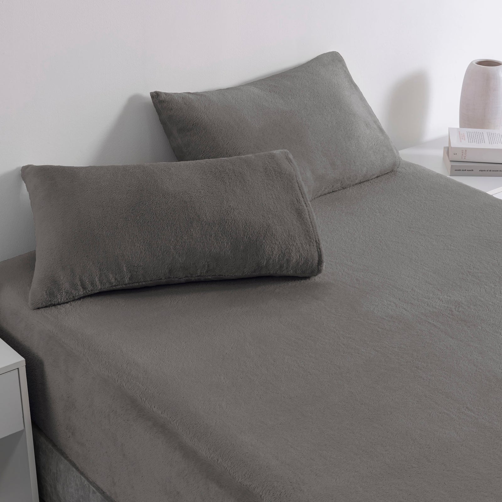 Sábanas Siberia Alpes Gris INDIVIDUAL