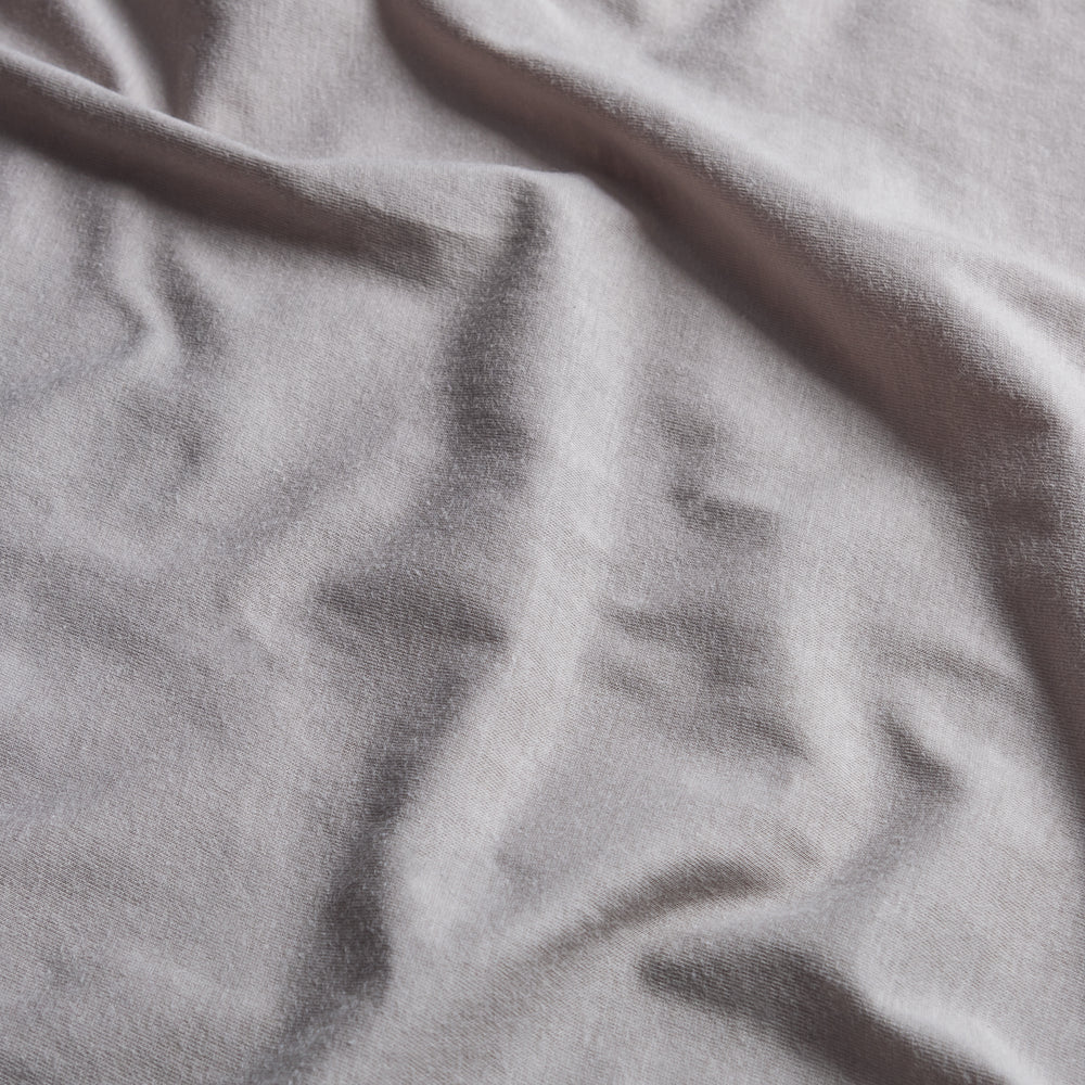 Sábanas Camiseta Gris Glacial INDIVIDUAL