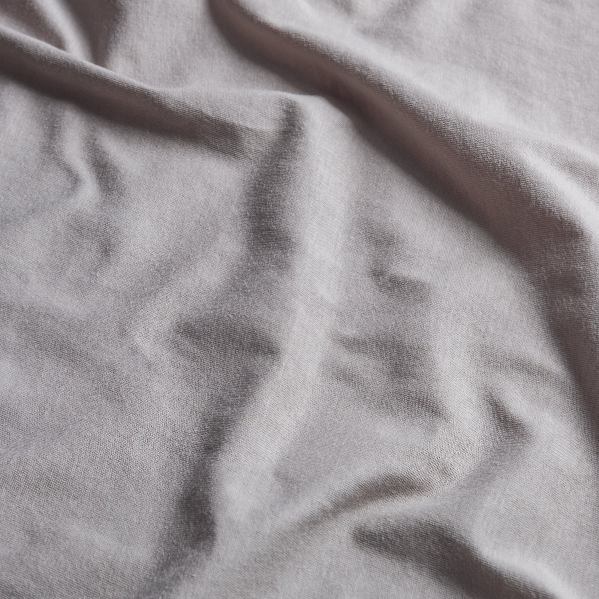 Sábanas Camiseta Gris Glacial INDIVIDUAL