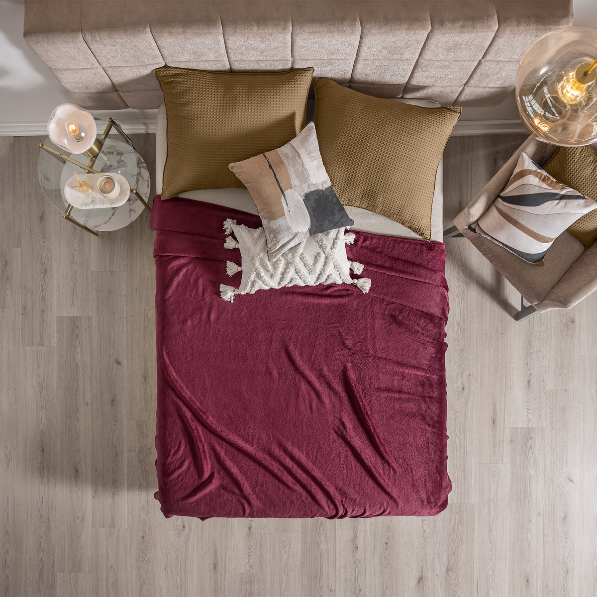 Cobertor Ligero Tinto KS/QS