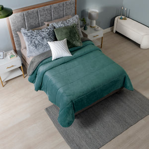 Cobertor Invernal Turquesa KING SIZE/QUEEN SIZE XL