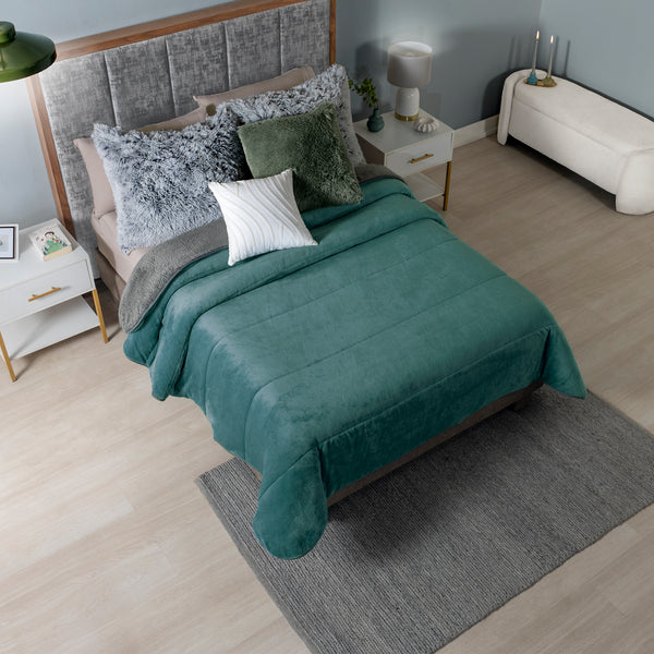 Cobertor Invernal Turquesa KING SIZE/QUEEN SIZE XL