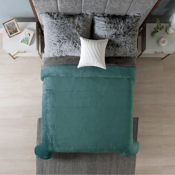 Cobertor Invernal Turquesa KING SIZE/QUEEN SIZE XL
