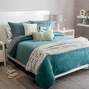 Cobertor Invernal Turquesa KING SIZE/QUEEN SIZE XL