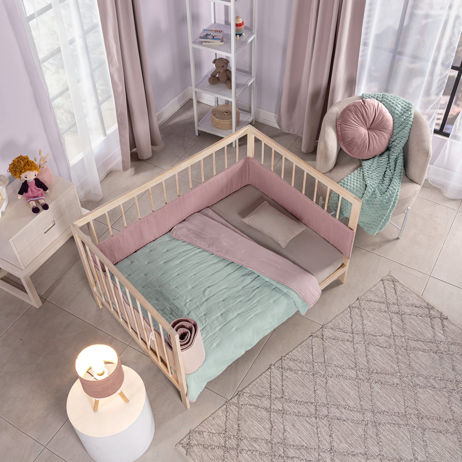 Edredón Baby Voga Muselina Mint CCC