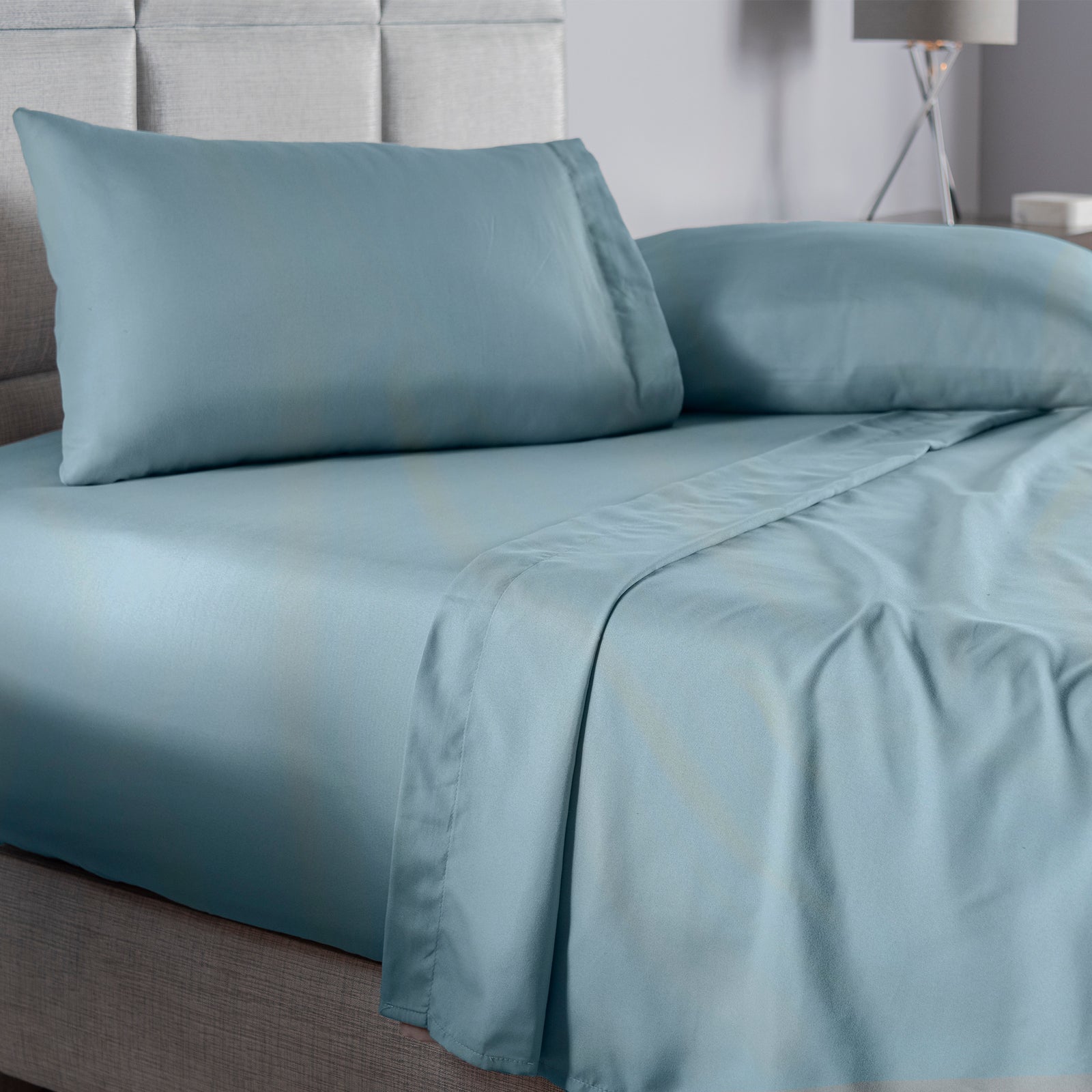 Sábanas Viasoft Celeste INDIVIDUAL