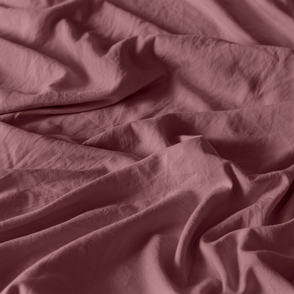 Sábanas Viasoft Washed Blush INDIVIDUAL