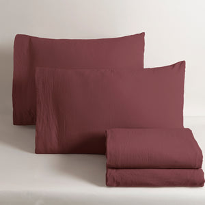 Sábanas Viasoft Washed Blush INDIVIDUAL