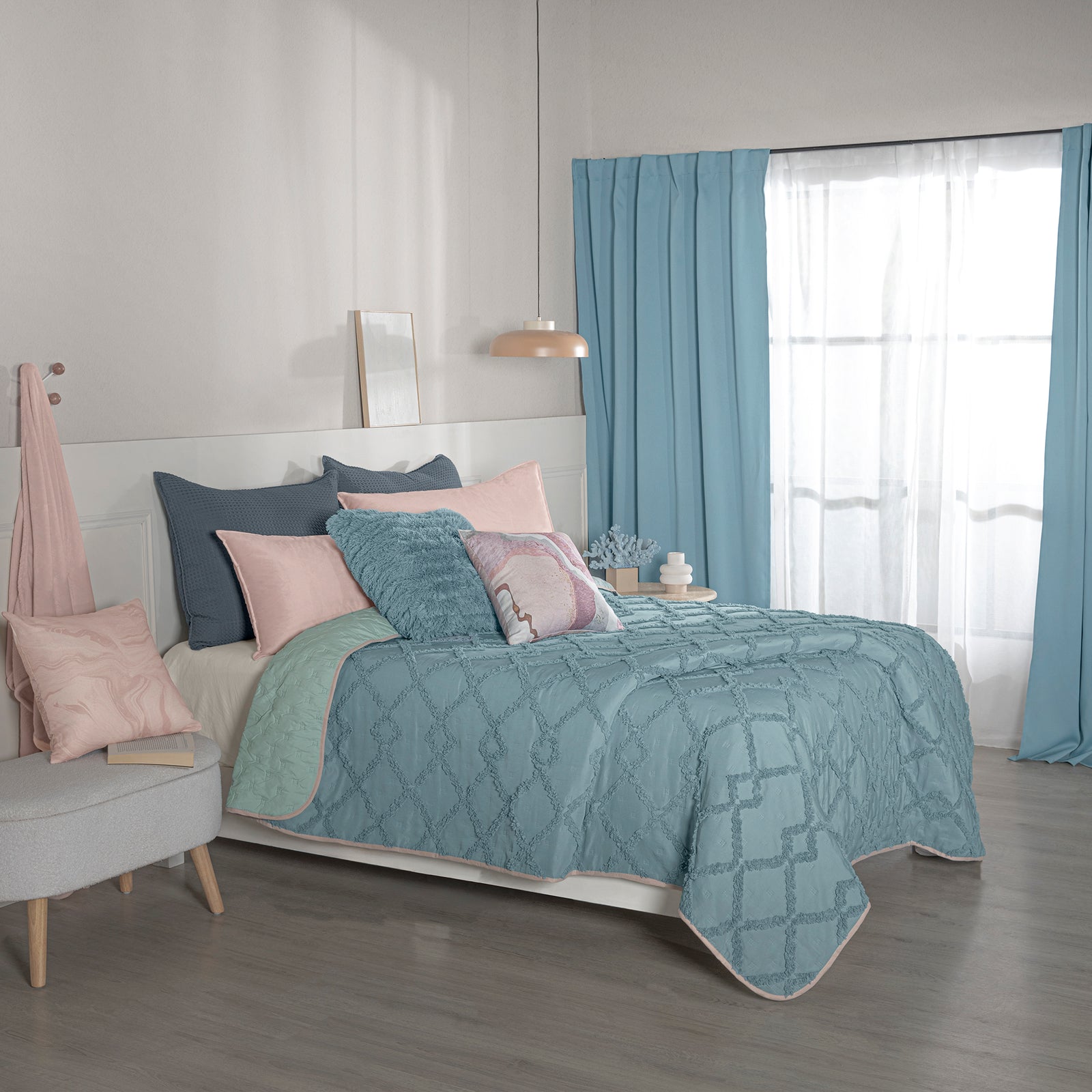 Colcha Ligera Matrimonial Colchas Concord Individual X