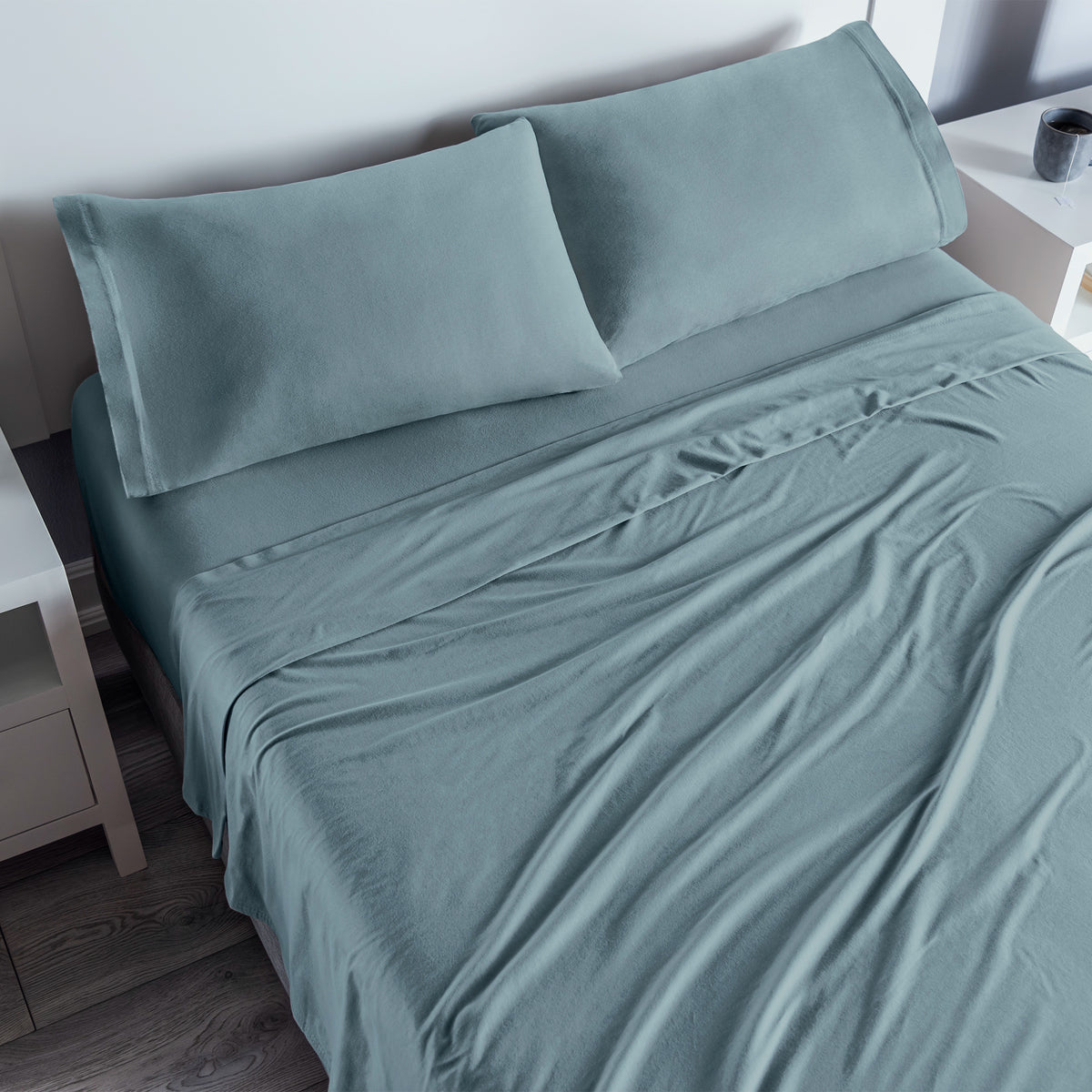 Sábanas Camiseta Celeste INDIVIDUAL