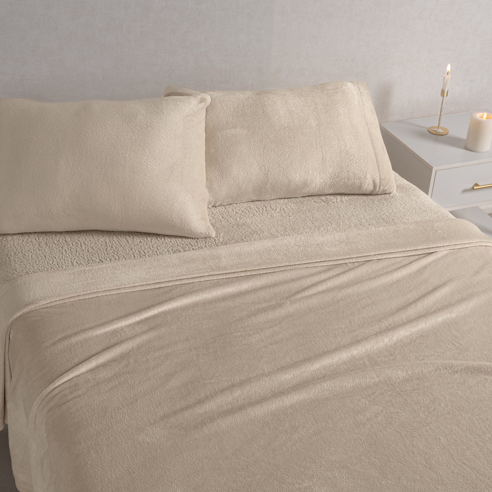 Sábanas Siberia Greige INDIVIDUAL