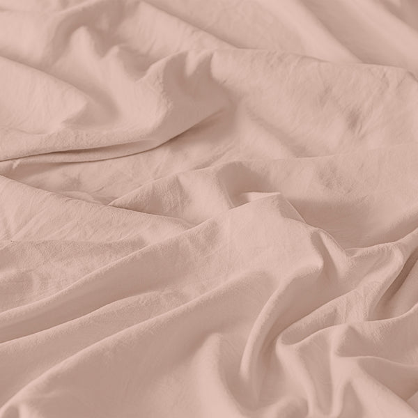 Sábanas Viasoft Washed Sweet Pink INDIVIDUAL