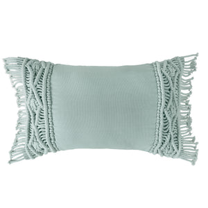 Funda De Cojín Macrame Aqua RECTANGULAR