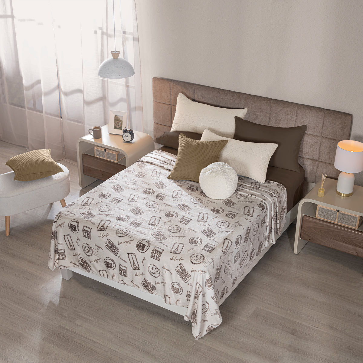 Cobertor Ligero Francia MATRIMONIAL/INDIVIDUAL XL