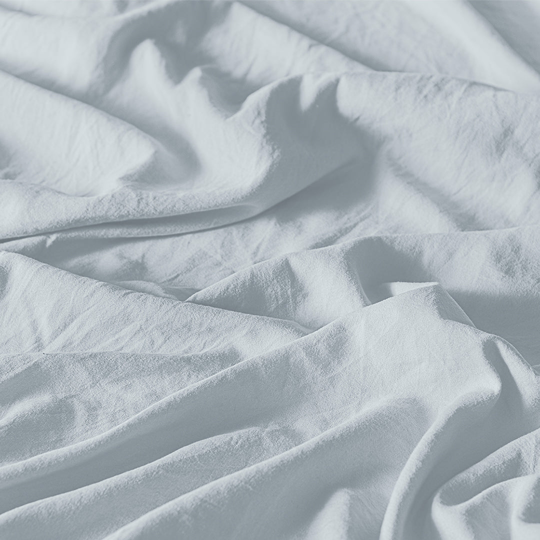 Sábanas Viasoft Washed Blue INDIVIDUAL