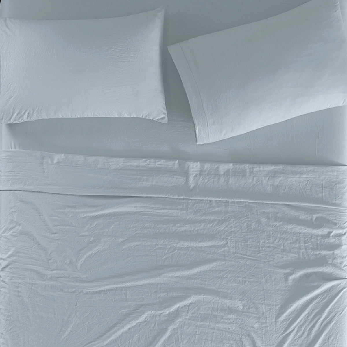 Sábanas Viasoft Washed Blue INDIVIDUAL