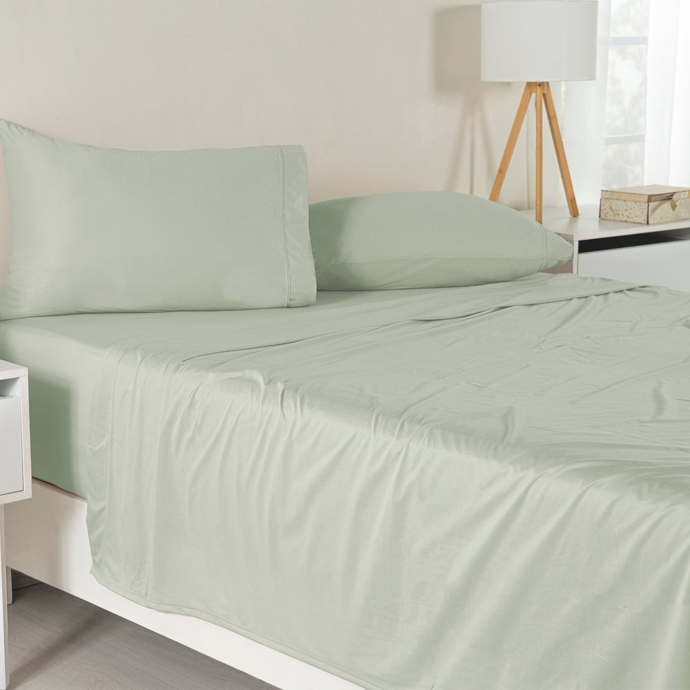 Sábanas Jersey Soft Mint INDIVIDUAL
