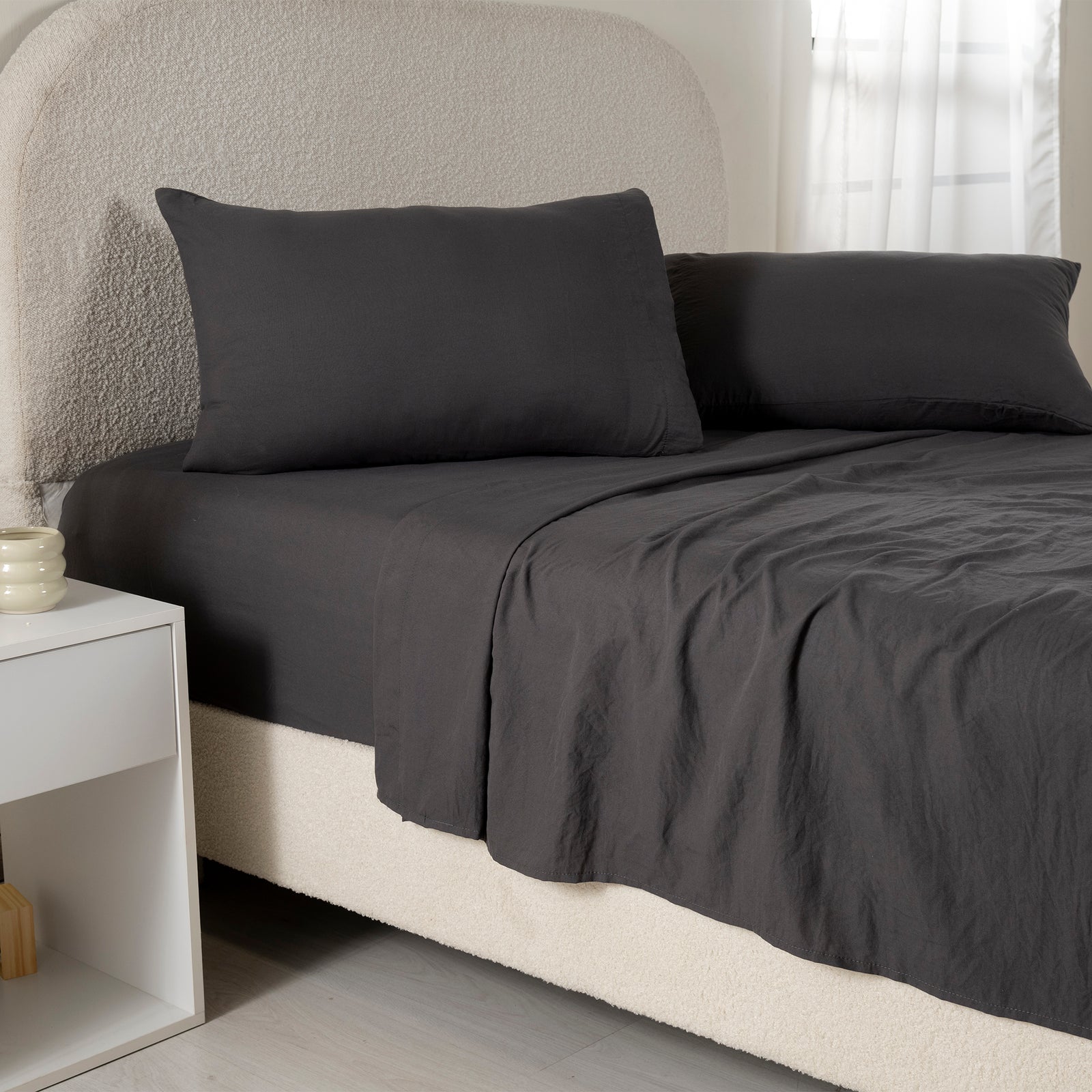 Sábanas Viasoft Washed Magnet INDIVIDUAL