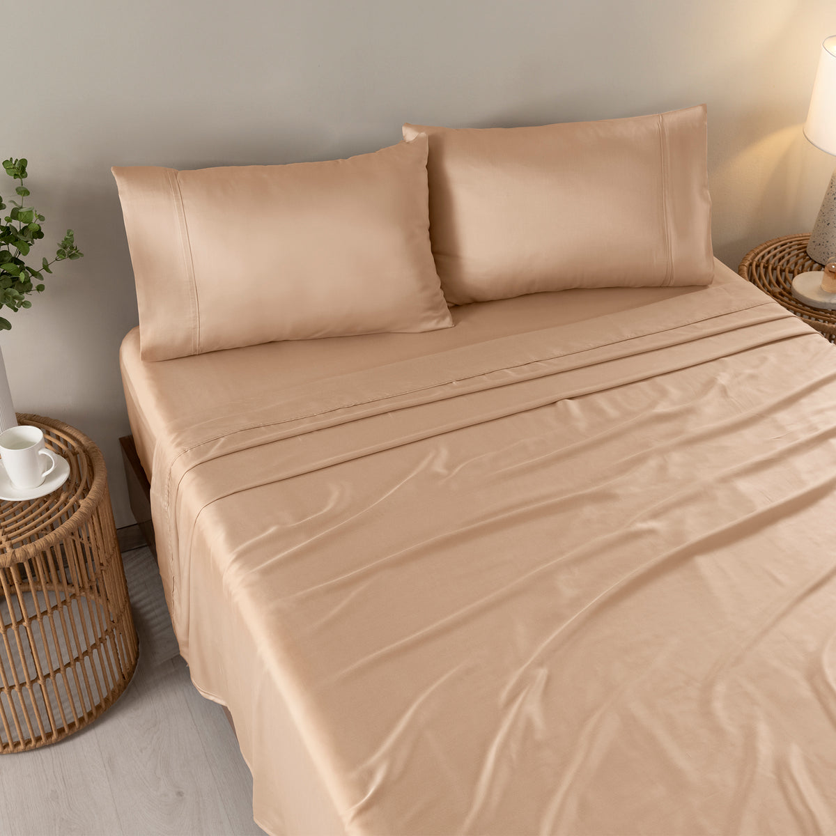 Sábanas Tencel Latte MATRIMONIAL