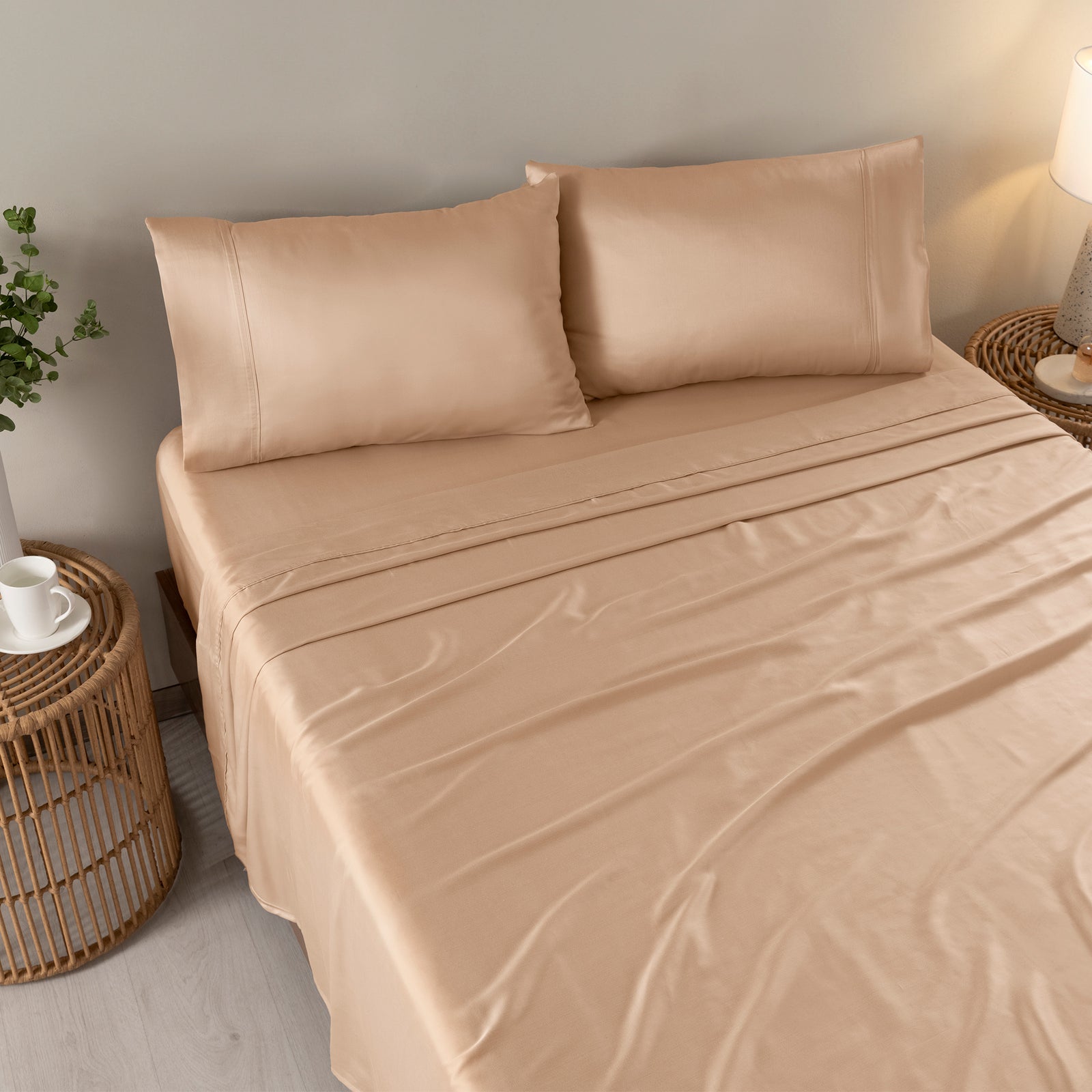 Sábanas Tencel Latte MATRIMONIAL