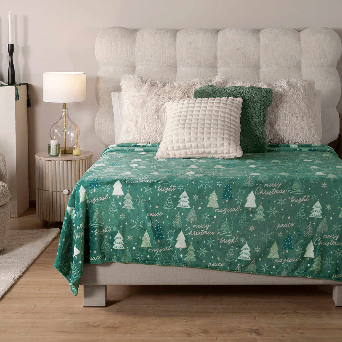 Cobertor Ligero Christmas Tree KING SIZE/QUEEN SIZE XL