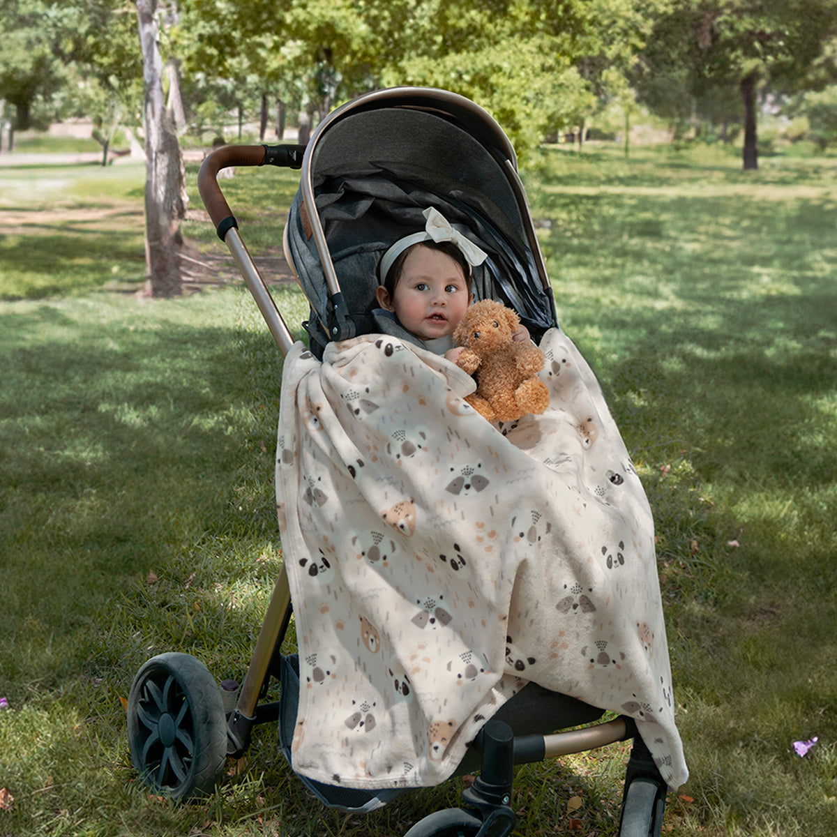Cobertor Baby Ligero Bosque CARRIOLA