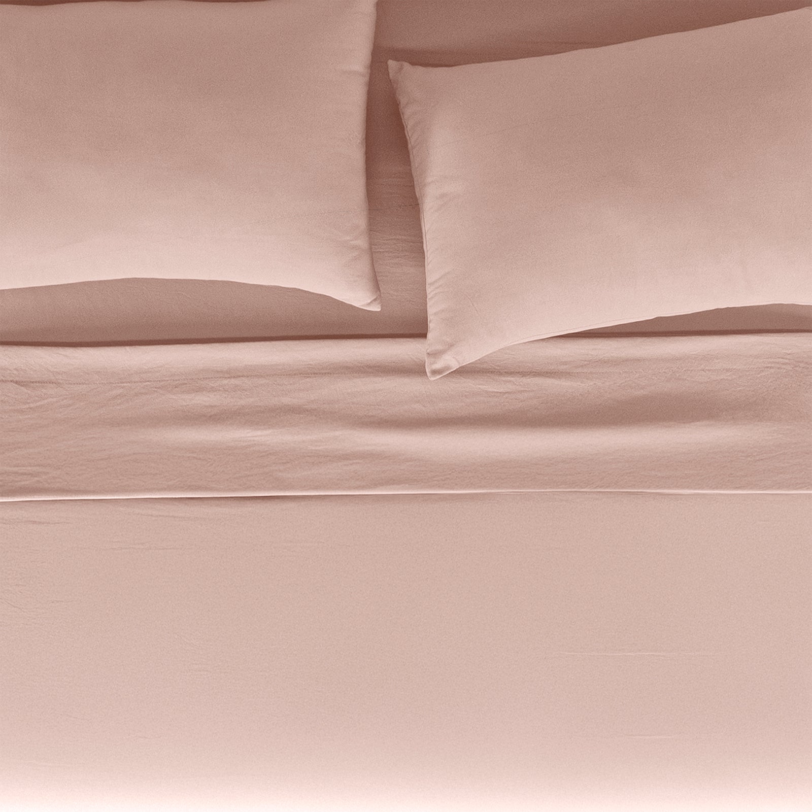 Sábanas Viasoft Washed Rosa IND
