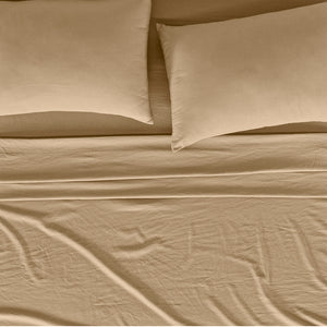 Sábanas Viasoft Washed Toffee MAT