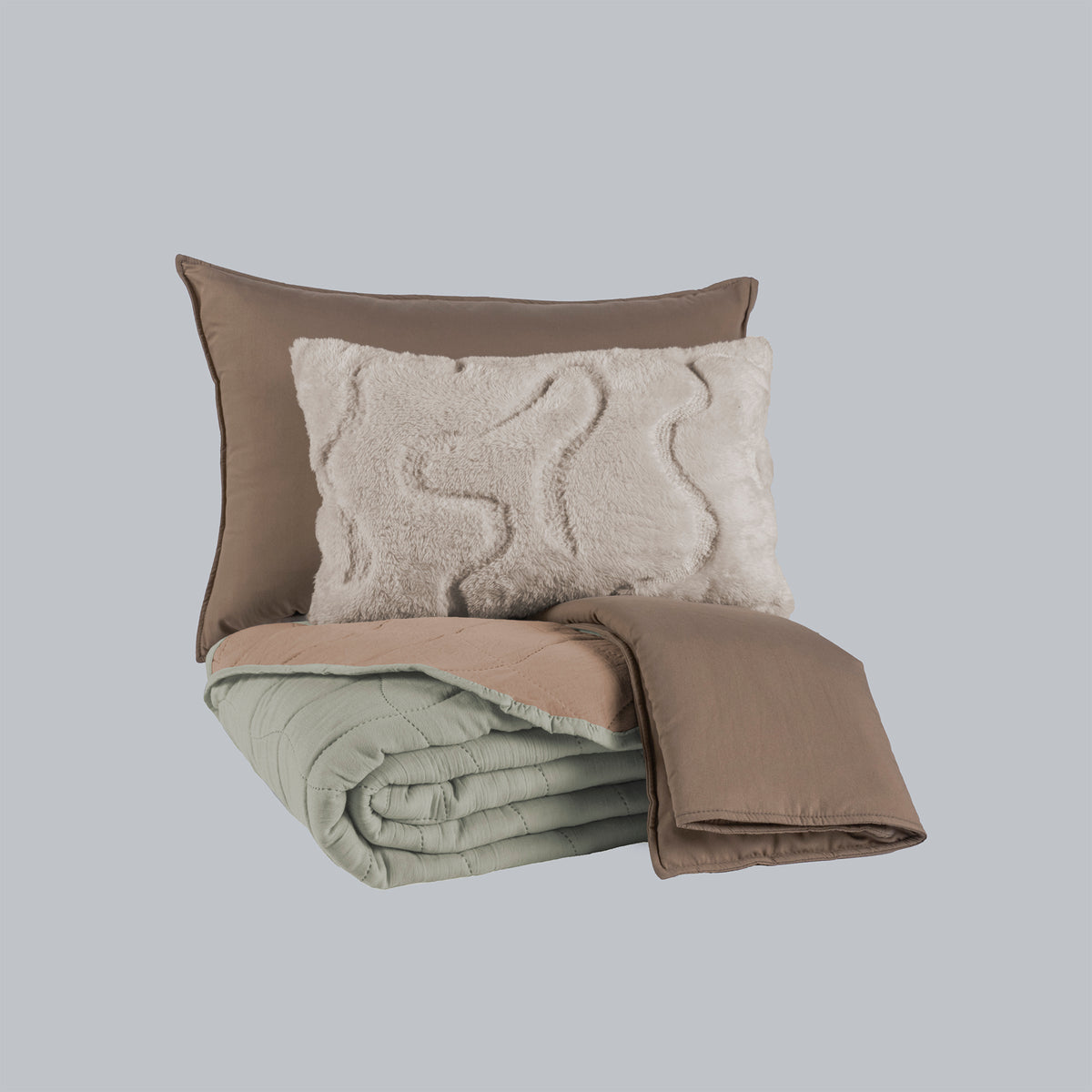 Juego De Edredón Matcha KS XL